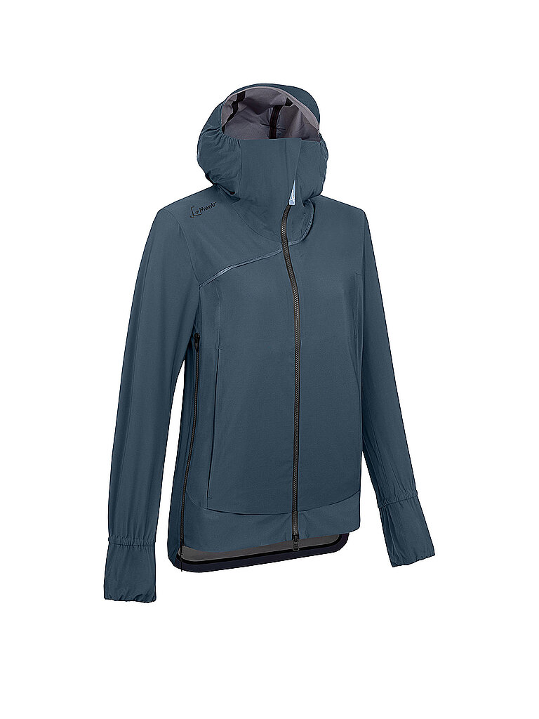 Giacca da trekking da donna Sara Light 3L con cappuccio blu 42