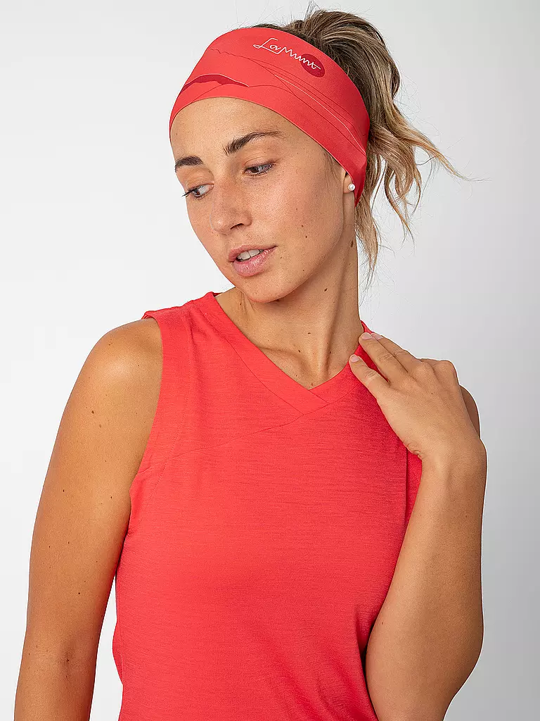 LAMUNT | Canotta funzionale da donna Alexandra | Corallo