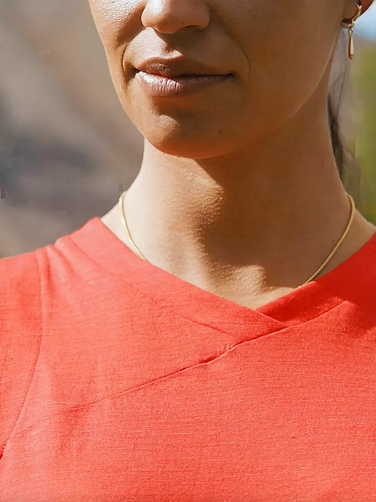 LAMUNT | Canotta funzionale da donna Alexandra | Corallo