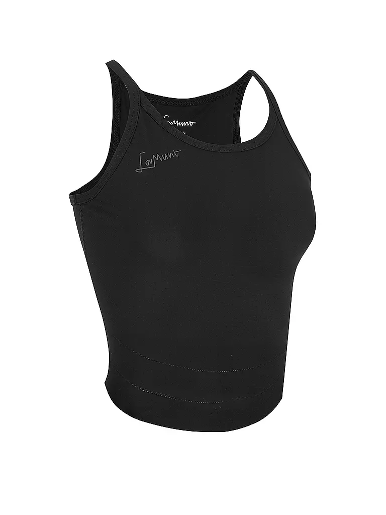 LAMUNT | Canotta funzionale da donna Lisa Tailor Cropped | Nero