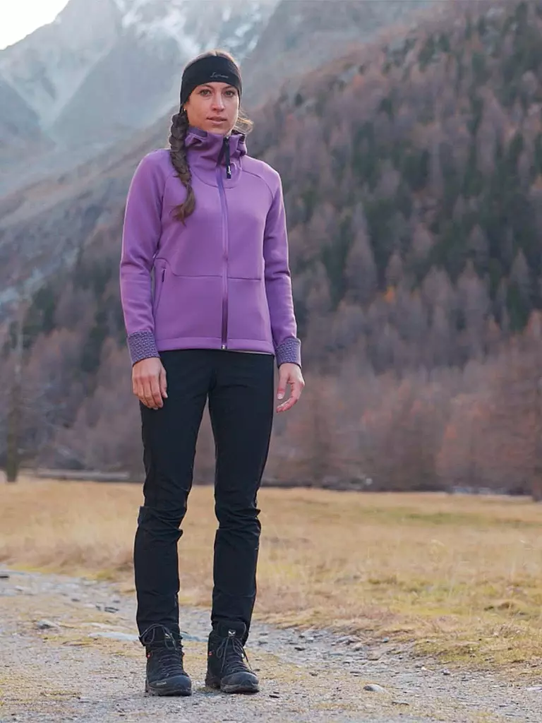 LAMUNT | Damen Fleecejacke Antje Thermal Hoodie | Bacca