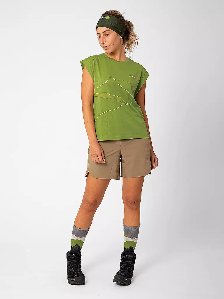 LAMUNT | Damen Funktionstank ERIKA ARTY | Verde chiaro