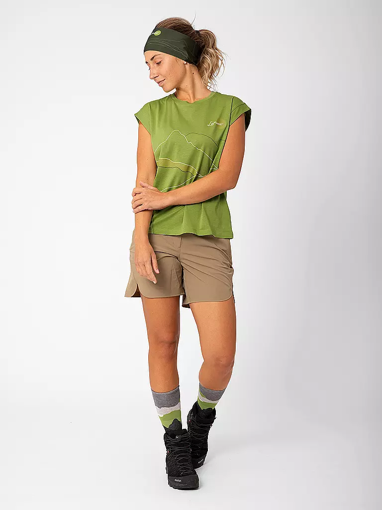 LAMUNT | Damen Funktionstank ERIKA ARTY | Verde chiaro