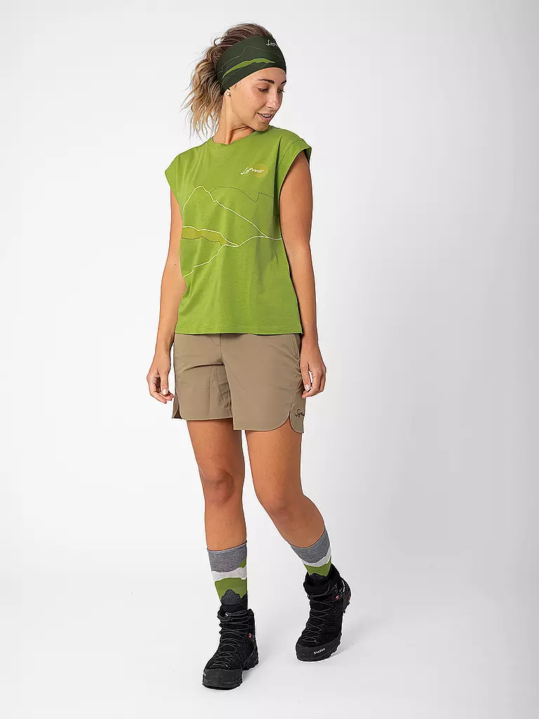 LAMUNT | Damen Funktionstank ERIKA ARTY | Verde chiaro