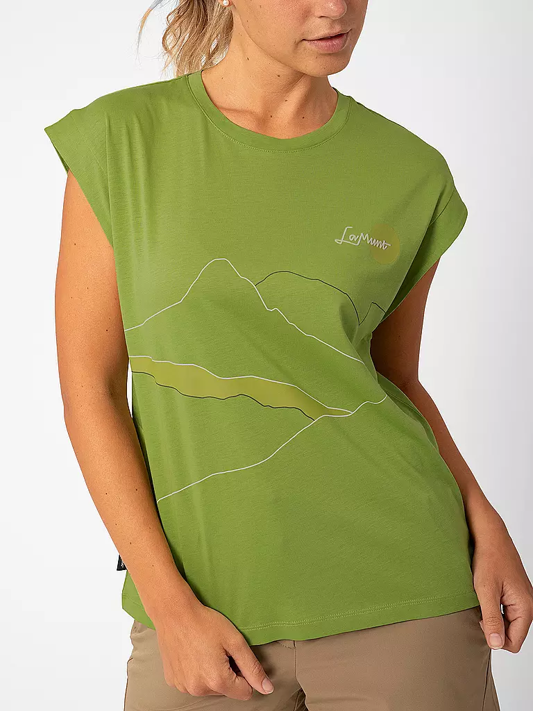 LAMUNT | Damen Funktionstank ERIKA ARTY | Verde chiaro