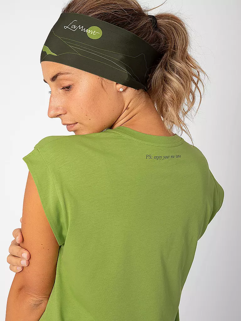 LAMUNT | Damen Funktionstank ERIKA ARTY | Verde chiaro