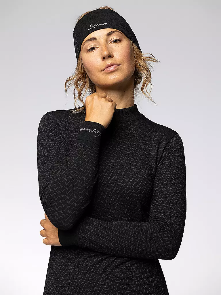 LAMUNT | Fascia per capelli Alice Cashmere | Nero