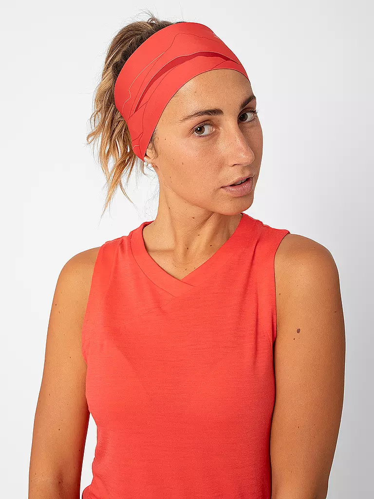 LAMUNT | Fascia per capelli Martha Arty | Rosso