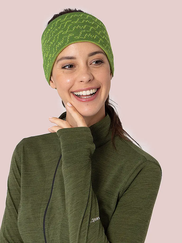 LAMUNT | Fascia per capelli Martha Iconic | Verde