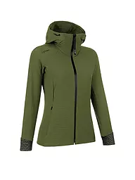 LAMUNT | Giacca da trekking da donna Paola Tech Hoodie | Verde scuro