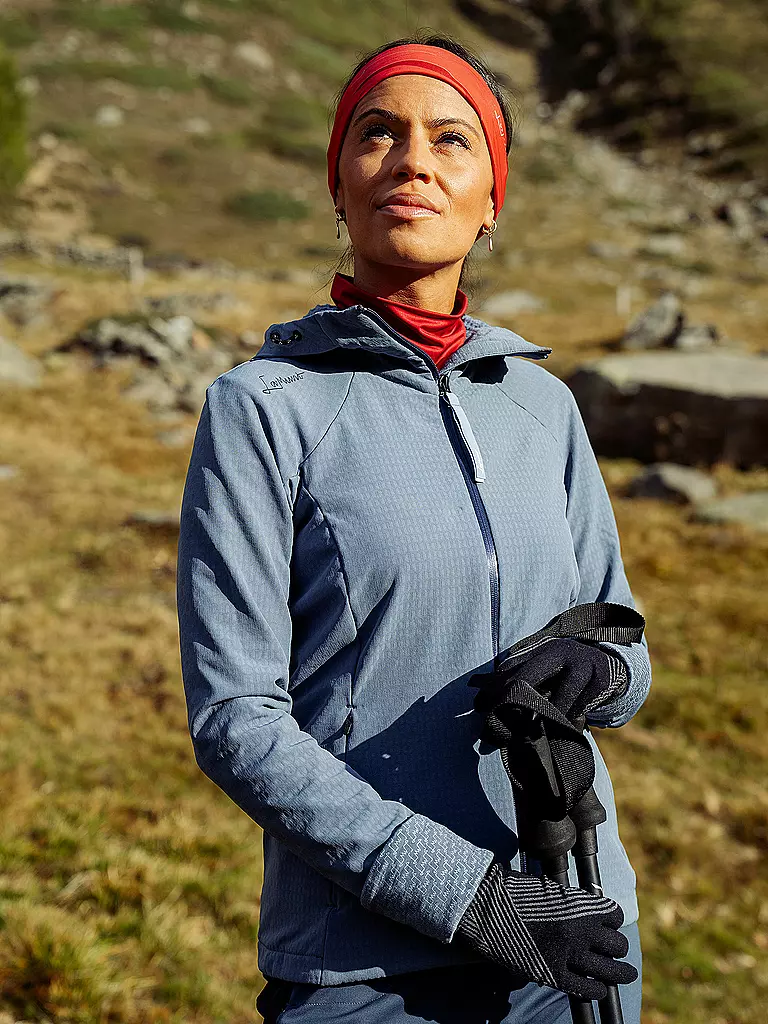 LAMUNT | Giacca da trekking da donna Paola Tech Hoodie | Blu scuro