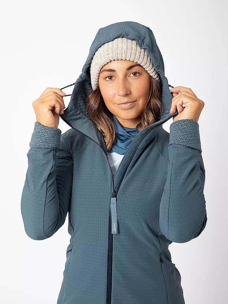 LAMUNT | Giacca da trekking da donna Paola Tech Hoodie | Blu scuro