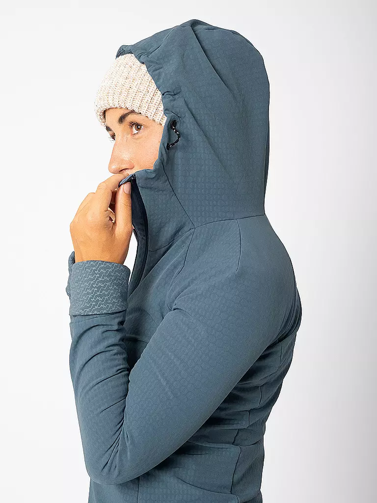 LAMUNT | Giacca da trekking da donna Paola Tech Hoodie | Blu scuro