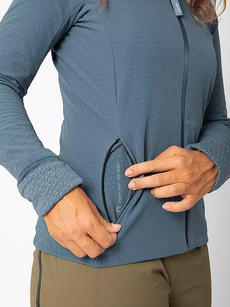 LAMUNT | Giacca da trekking da donna Paola Tech Hoodie | Blu scuro