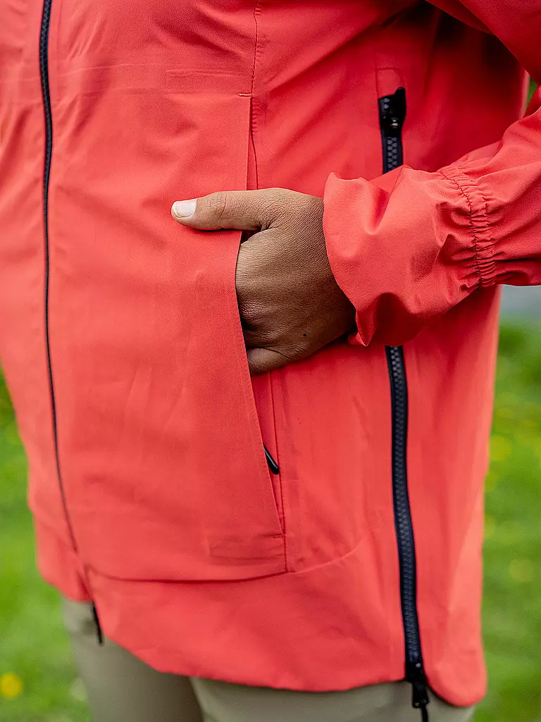 LAMUNT | Giacca da trekking da donna Sara Light 3L con cappuccio |