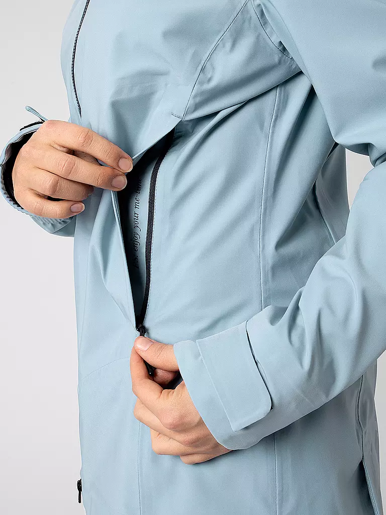 LAMUNT | Giacca da turismo da donna Giada 3L con cappuccio impermeabile |