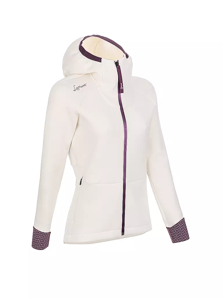 LAMUNT | Giacca in pile da donna Antje Thermal Hoodie | Bianco