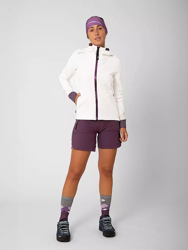 LAMUNT | Giacca in pile da donna Antje Thermal Hoodie | Bianco