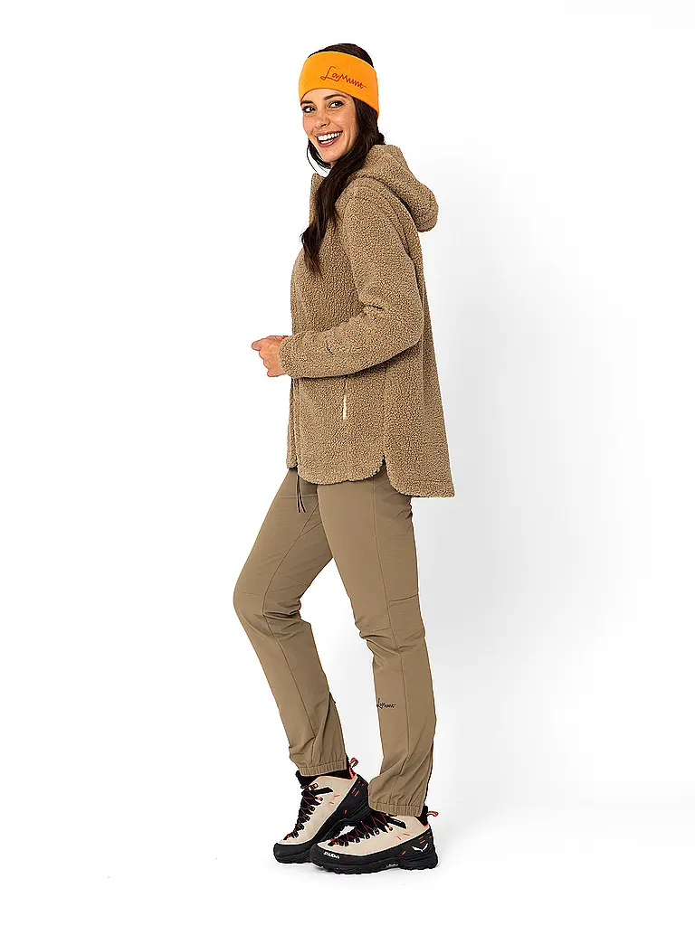 LAMUNT | Giacca in pile da donna Sabine con cappuccio | 