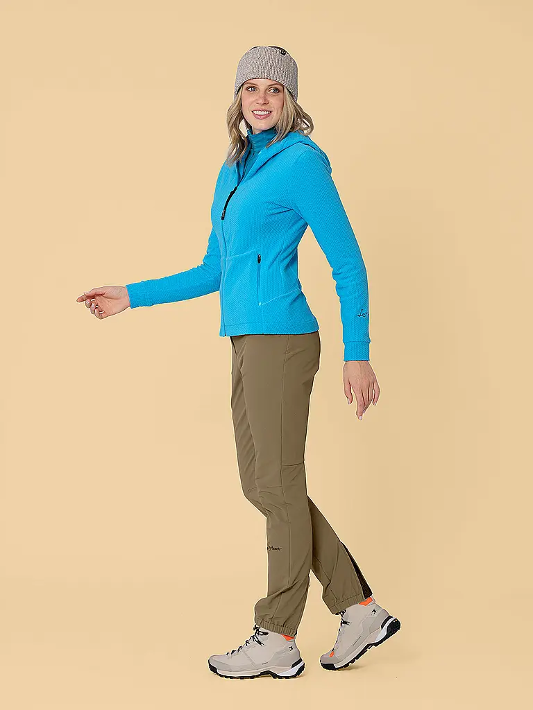 LAMUNT | Giacca in pile termica da donna Silvia | Blu