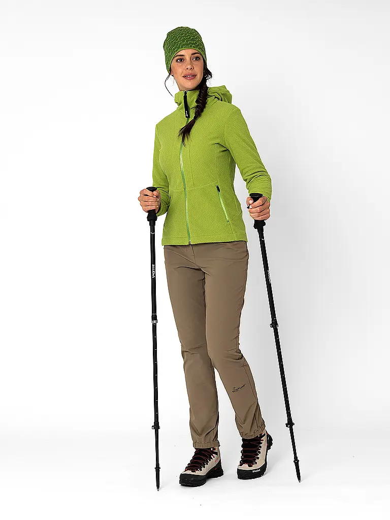 LAMUNT | Giacca in pile termico da donna Silvia | Verde