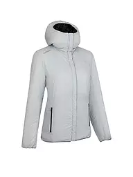 LAMUNT | Giacca isolante da donna Irmi Remoca con cappuccio e reversibile | Grigio chiaro