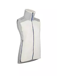 LAMUNT | Gilet ibrido da donna Sophia Cozy con cappuccio | Bianco