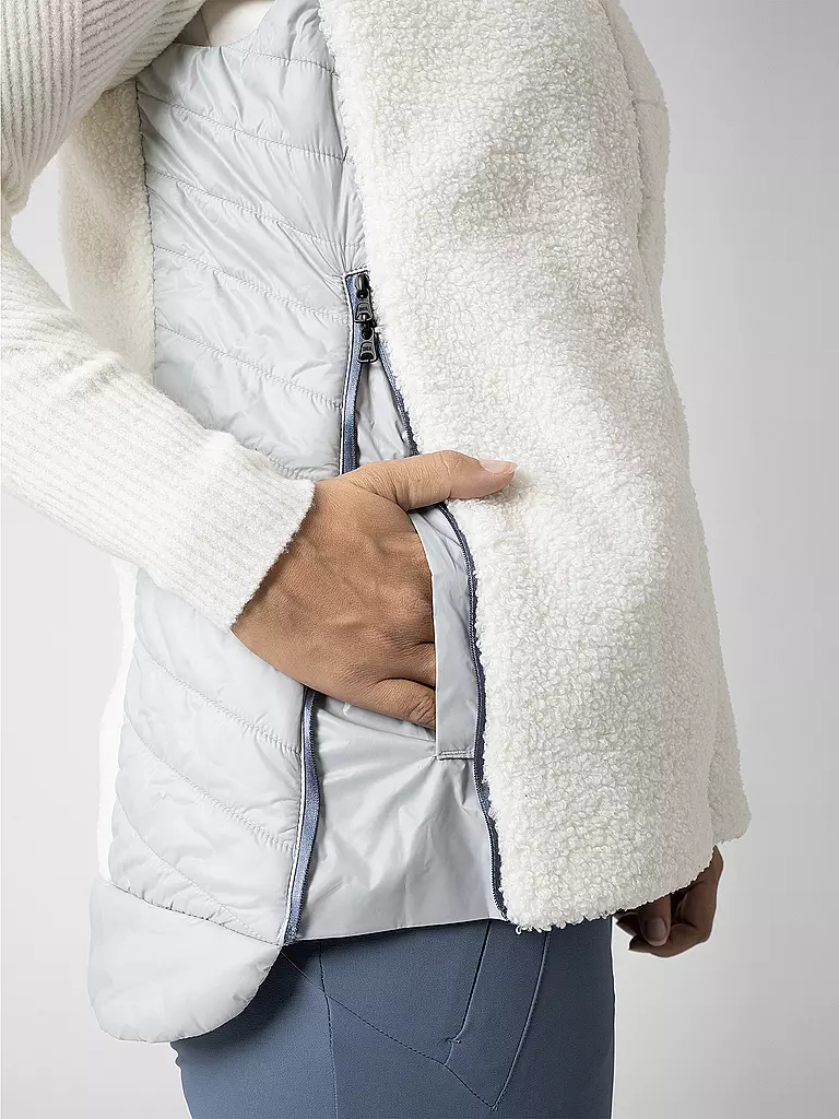 LAMUNT | Gilet ibrido da donna Sophia Cozy con cappuccio |