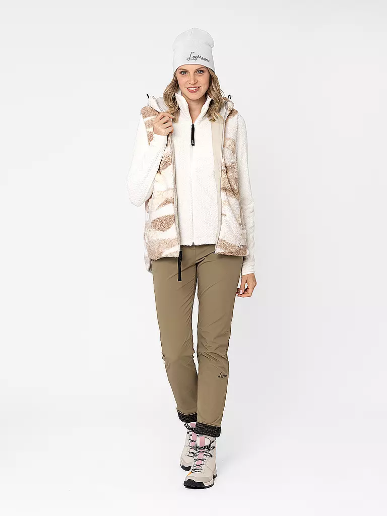 LAMUNT | Gilet in pile da donna Sabine | Bianco