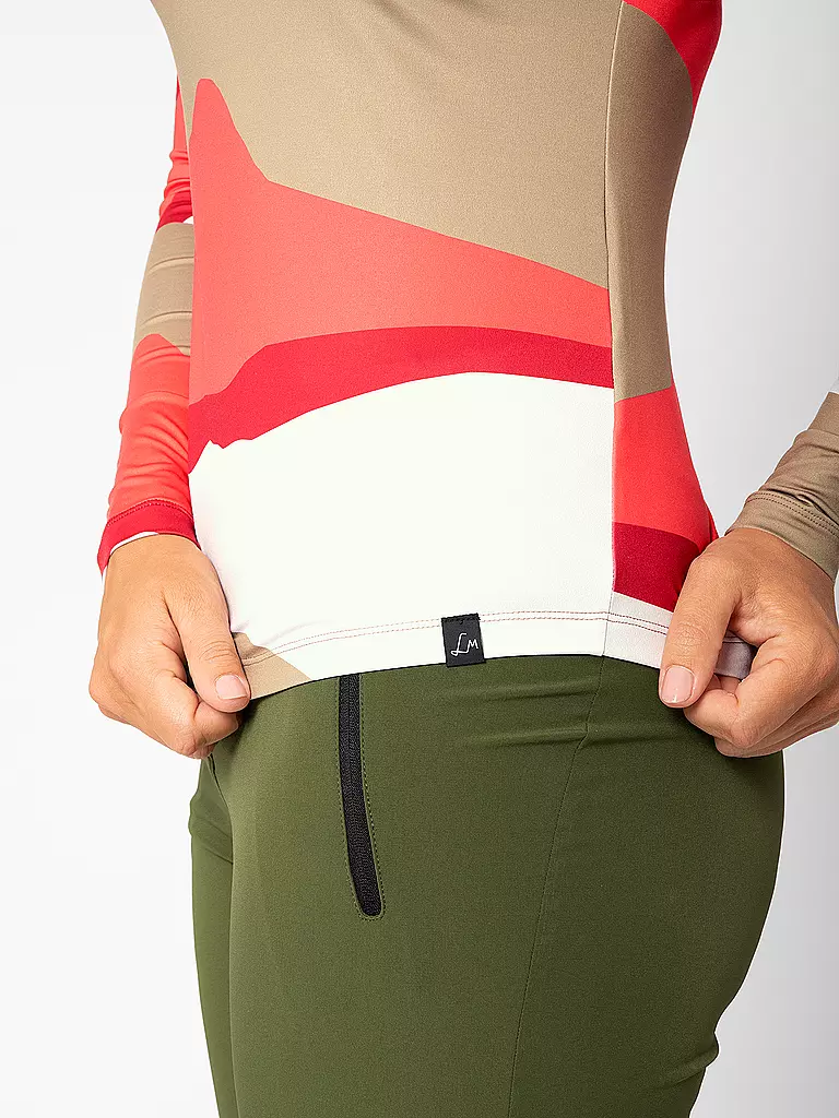 LAMUNT | Maglia funzionale da donna Ivana Tech Arty | Rosso
