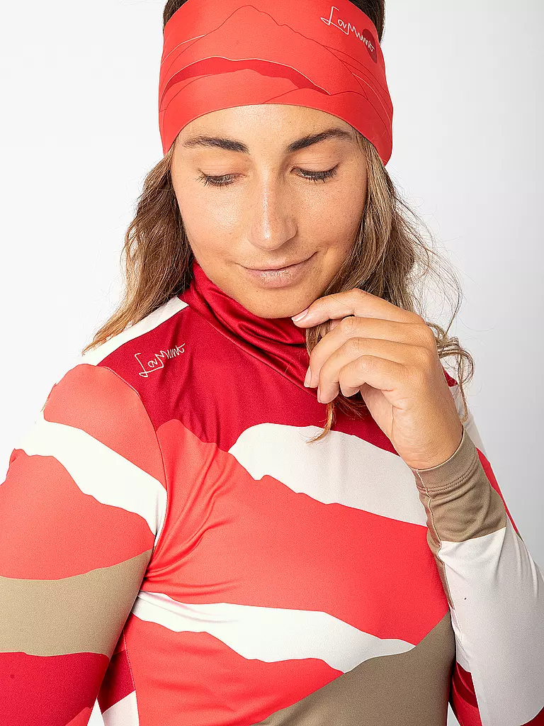 LAMUNT | Maglia funzionale da donna Ivana Tech Arty | Rosso