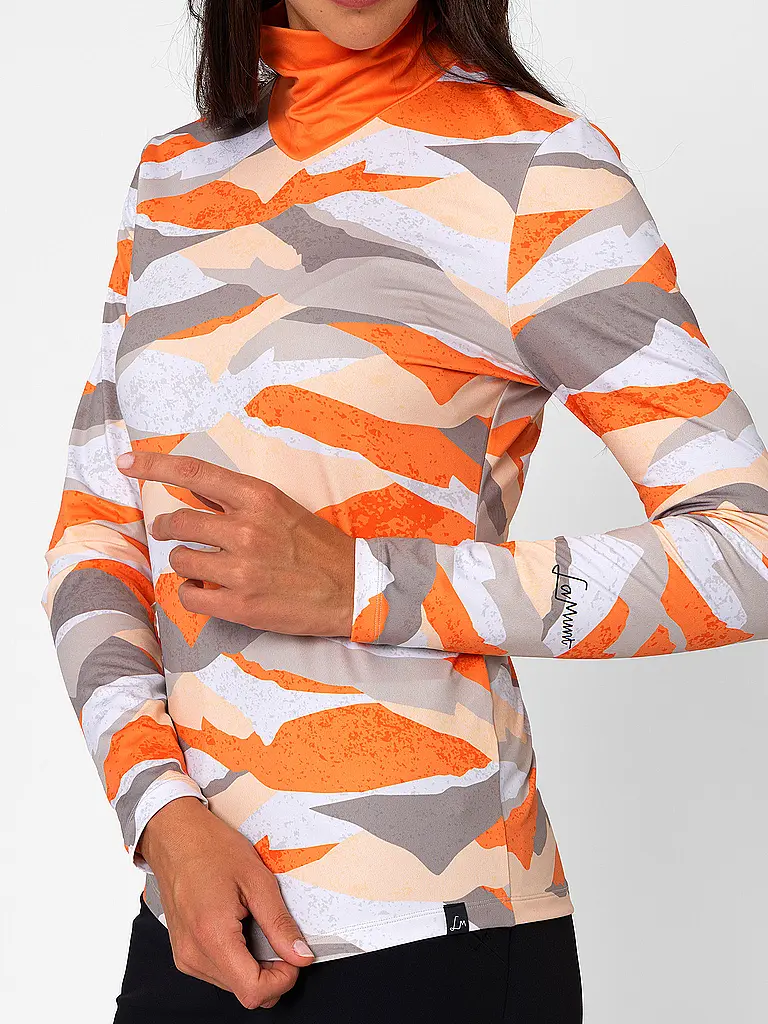 LAMUNT | Maglietta funzionale da donna Ivana Tech Arty | Arancione
