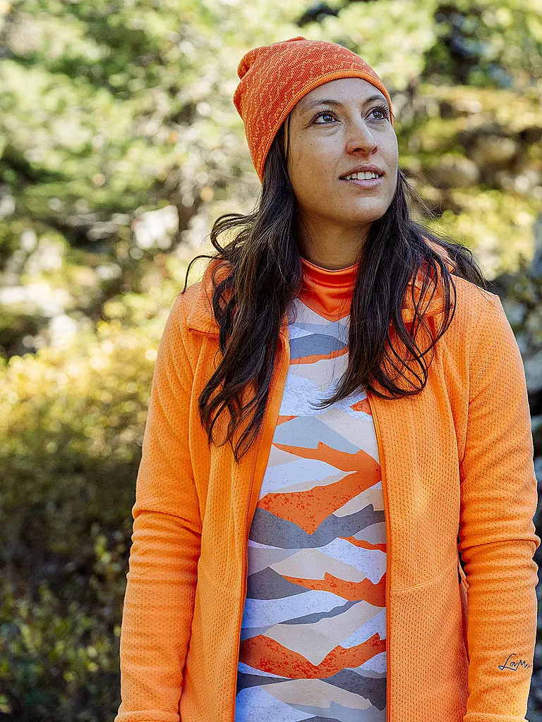 LAMUNT | Maglietta funzionale da donna Ivana Tech Arty | Arancione