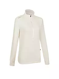LAMUNT | Zipshirt funzionale da donna Nora | Bianco
