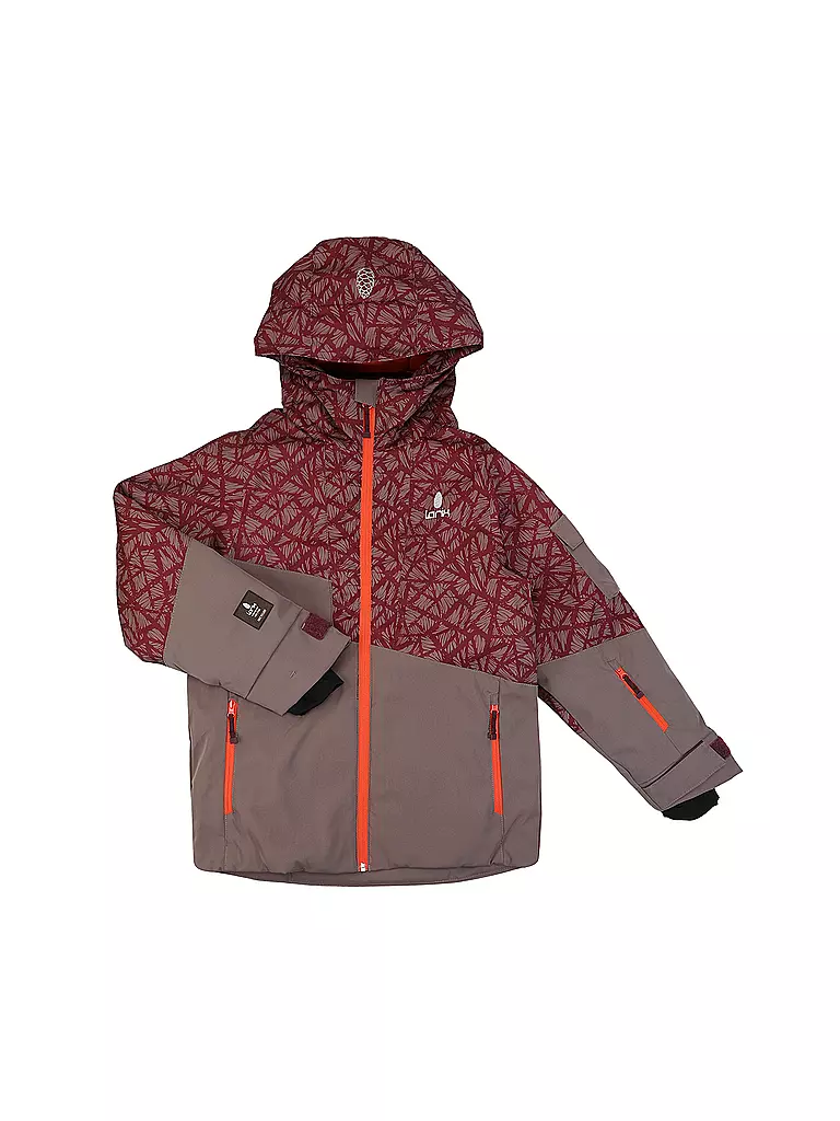 LARIX | Kinder Skijacke | Rosso scuro