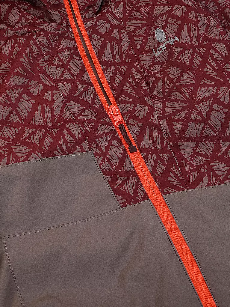 LARIX | Kinder Skijacke | Rosso scuro