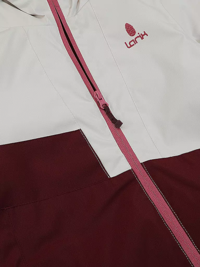 LARIX | Kinder Skijacke | Rosso scuro