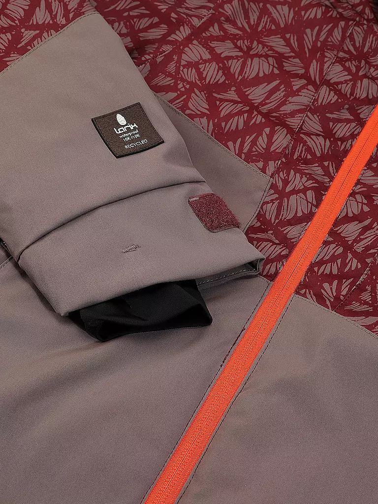 LARIX | Kinder Skijacke | Rosso scuro