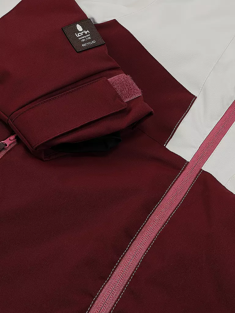 LARIX | Kinder Skijacke | Rosso scuro