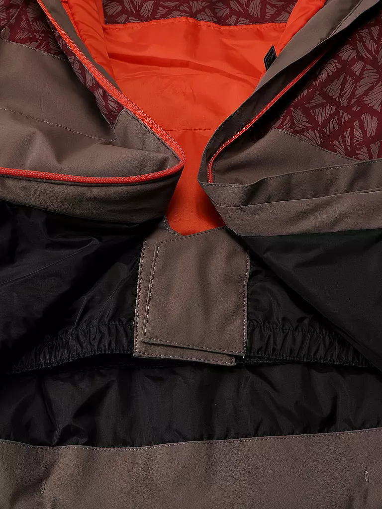 LARIX | Kinder Skijacke | Rosso scuro