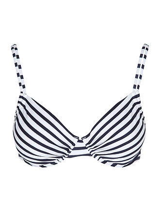 LASCANA | Bikinioberteil Stripes da donna