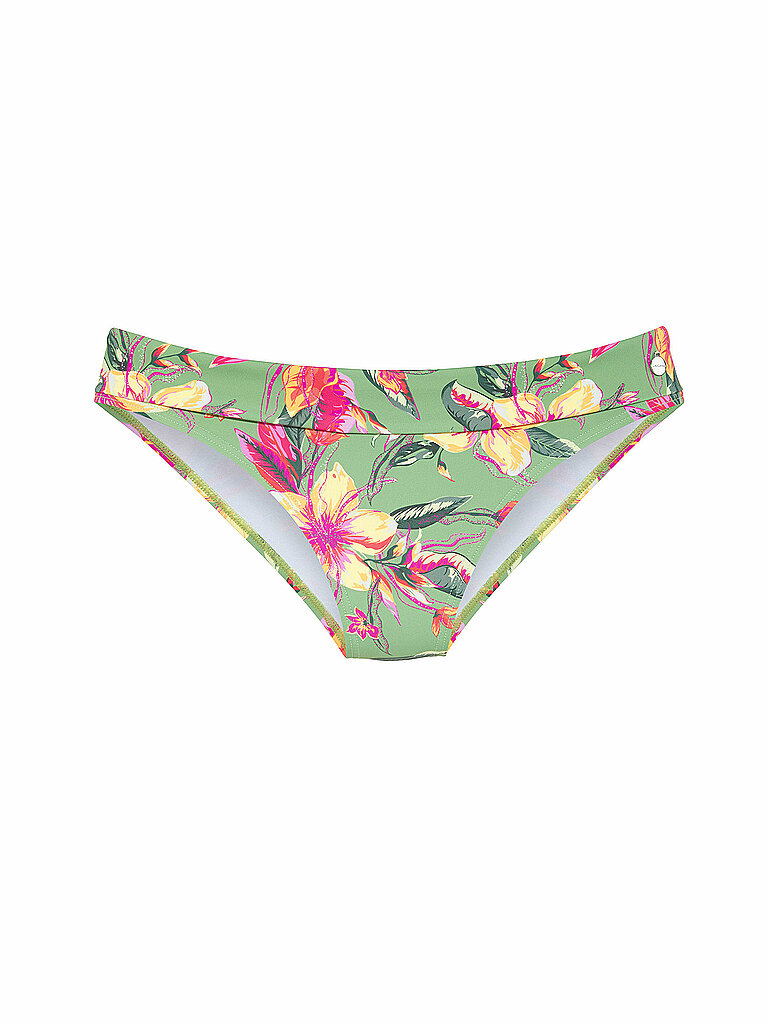Slip bikini da donna verde chiaro 42