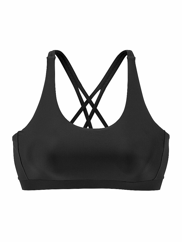 Top bikini bustier da donna nero 40