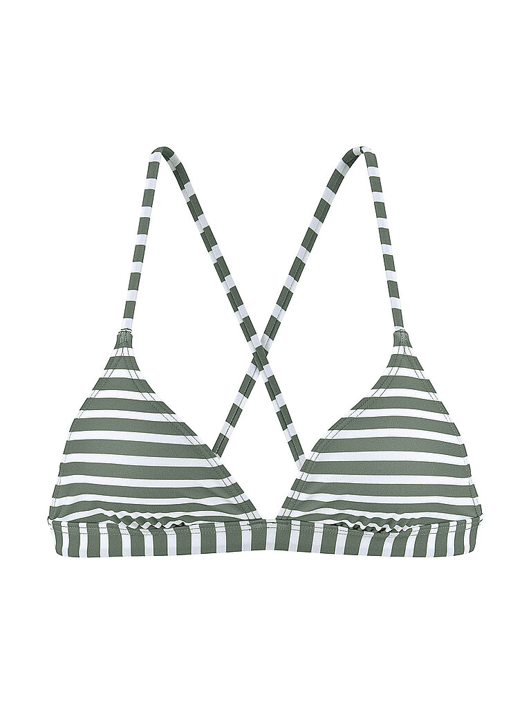 Top bikini da donna oliva 36 A/B