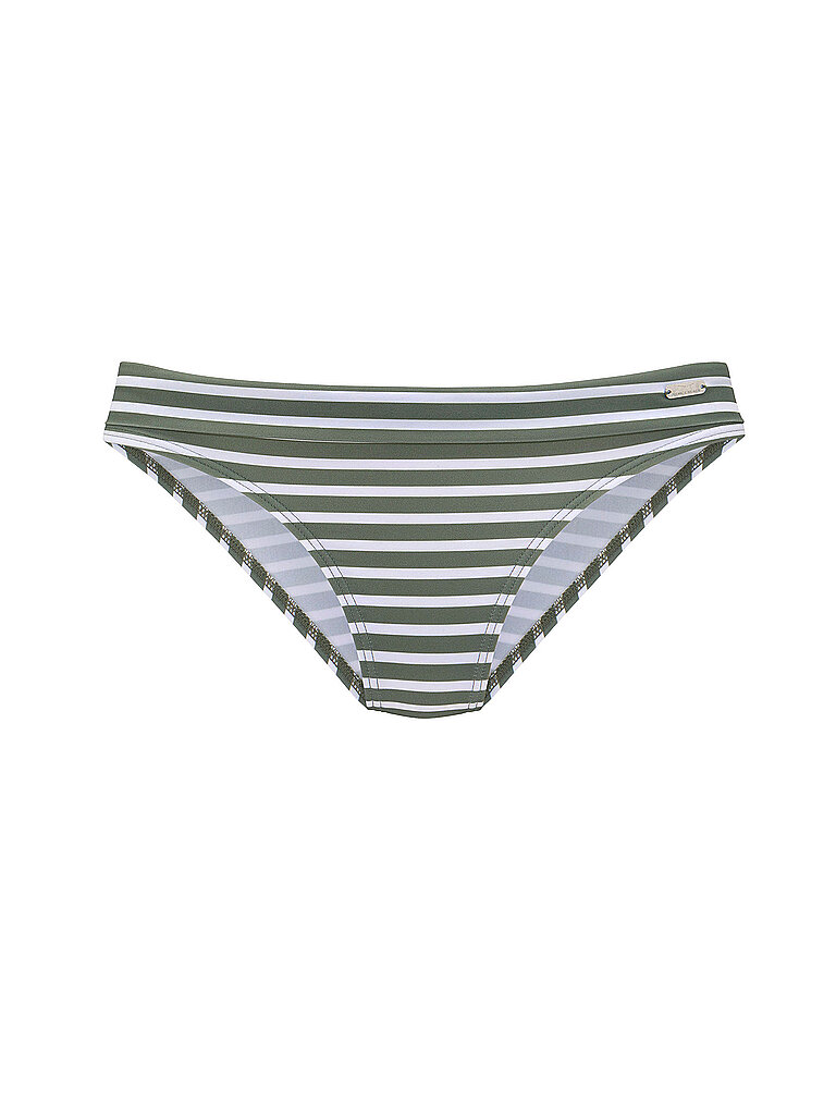 Slip bikini da donna oliva 38