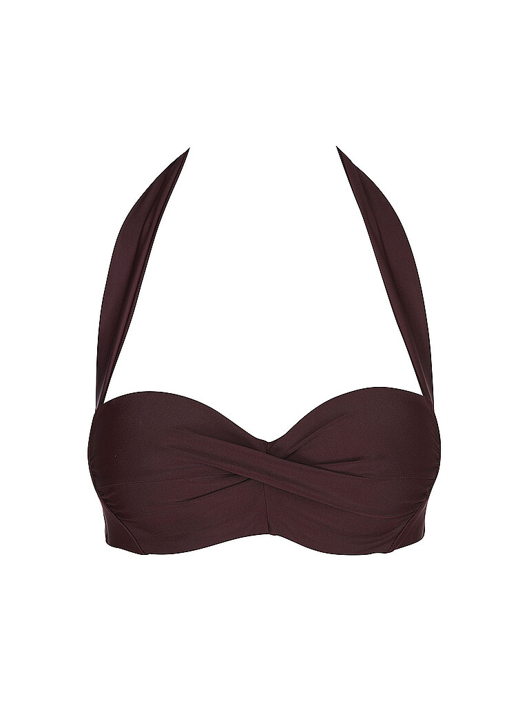 Bikini da donna a fascia rosso scuro 42D