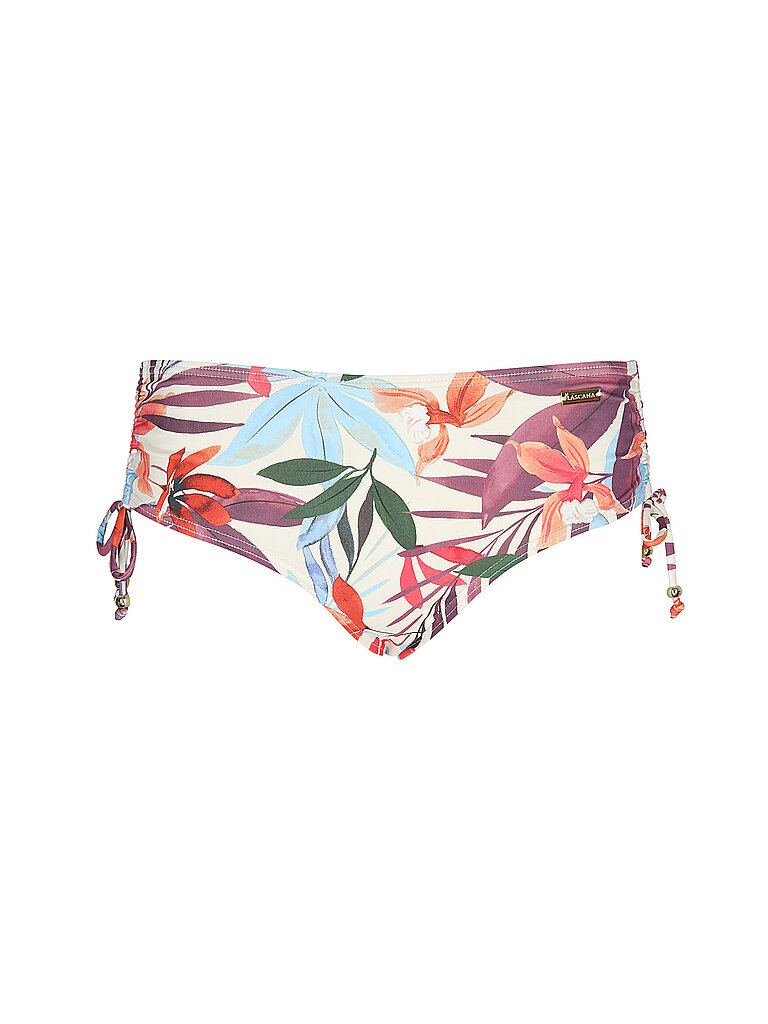 Slip bikini da donna con arricciatura crema 40