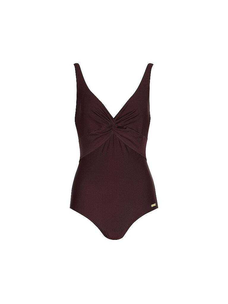 Costume da bagno da donna rosso scuro 42F