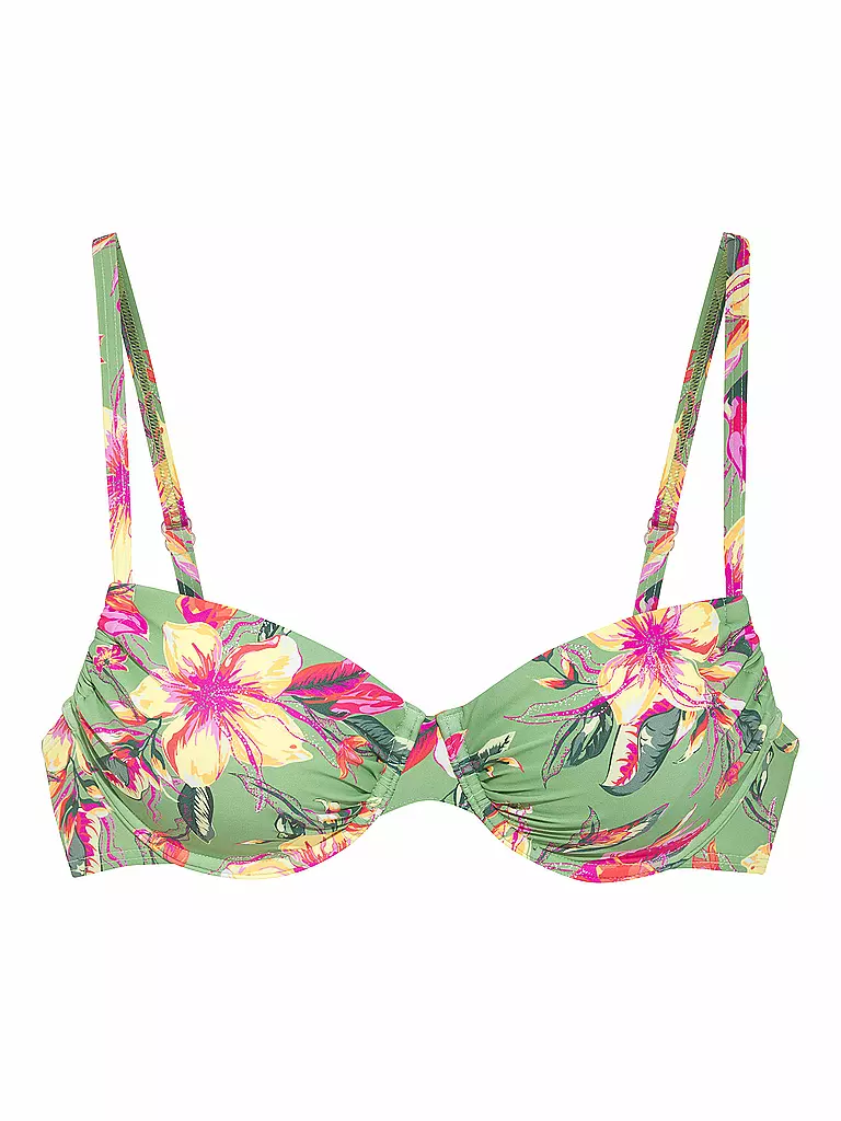 LASCANA | Top bikini da donna | Verde chiaro