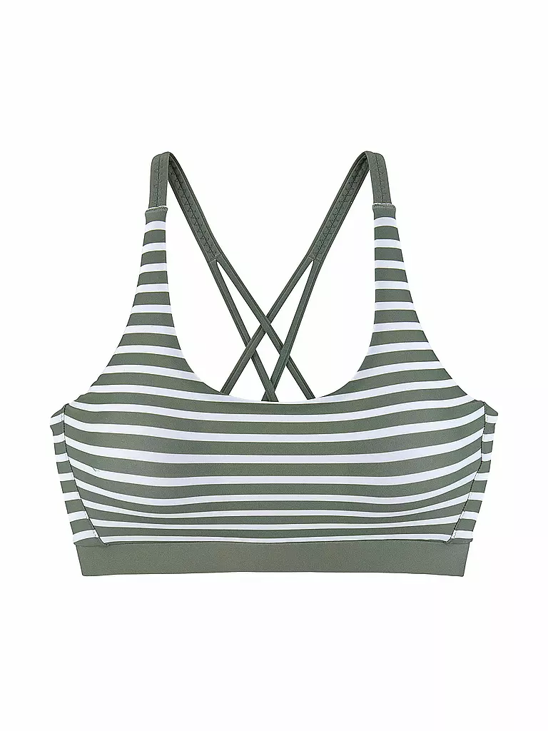 LASCANA | Top bikini da donna | Oliva